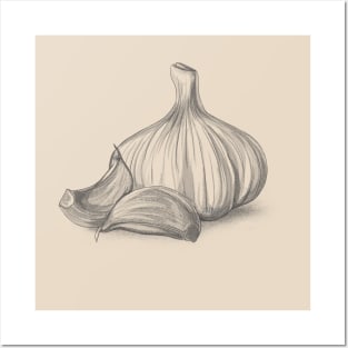 Garlic Posters and Art